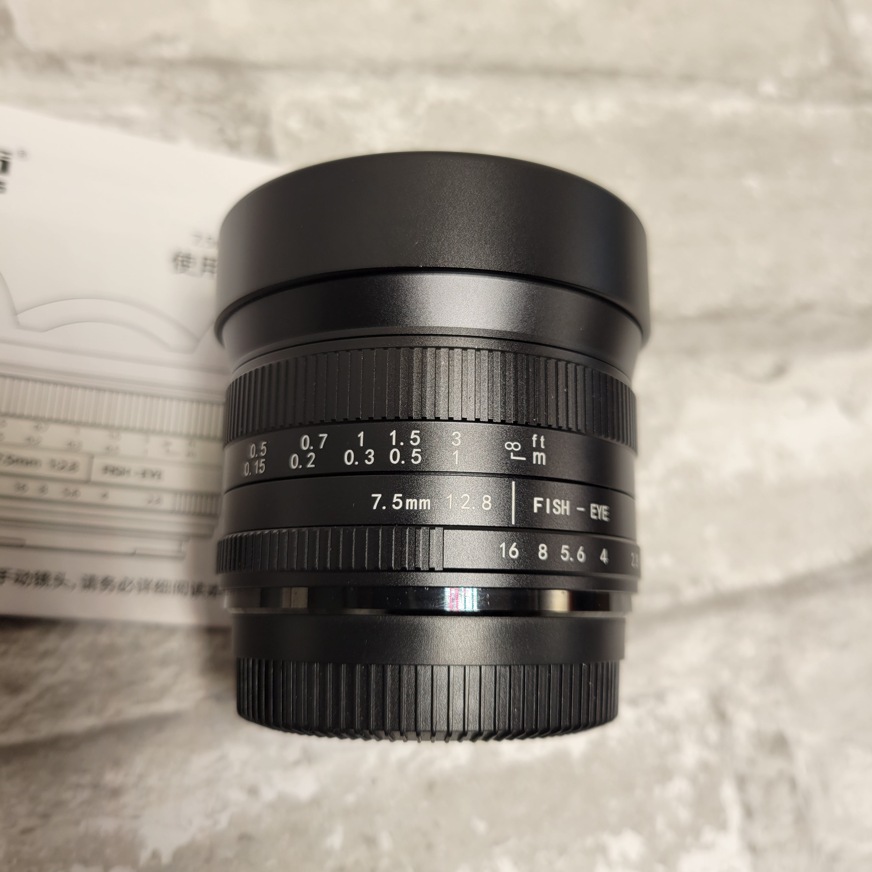 7artisans 7.5mm F2.8 Mark II APS-C MF Fisheye Lens FX mount (7952323182830)
